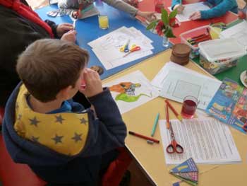 Image of Junior Church activities.