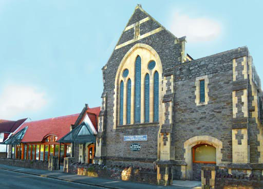 Trinity Henleaze United Reformed Church and Bradbury Hall.
