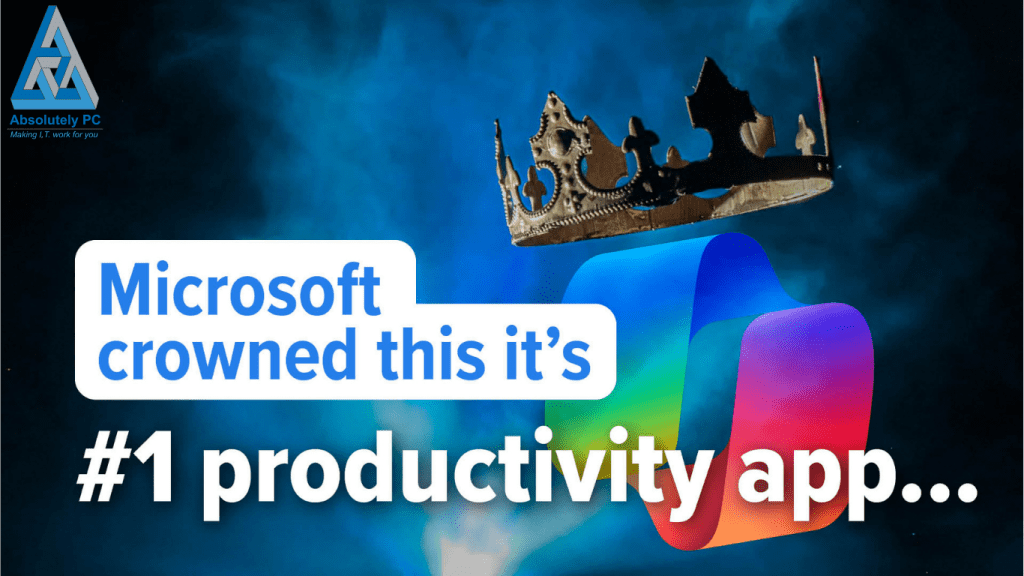 Business professional reviewing Microsoft Copilot features on a Windows 11 screen in a professional office environment evaluating AI productivity tools for regulated firms